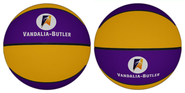 Custom colored rubber basketballs for sale. Order custom rubber basketballs for camp.